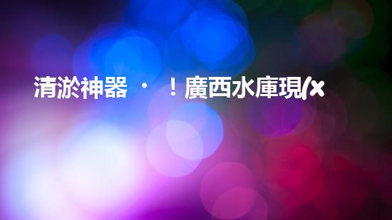 清淤神器！廣西水庫現(xiàn)代化設(shè)備助力水質(zhì)凈化，你知道它是什么嗎？